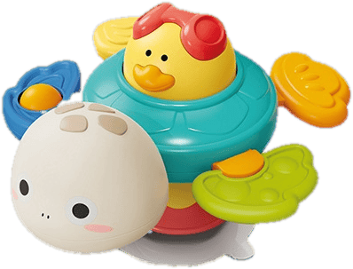 Sensory toy with suction cup TURTLE
