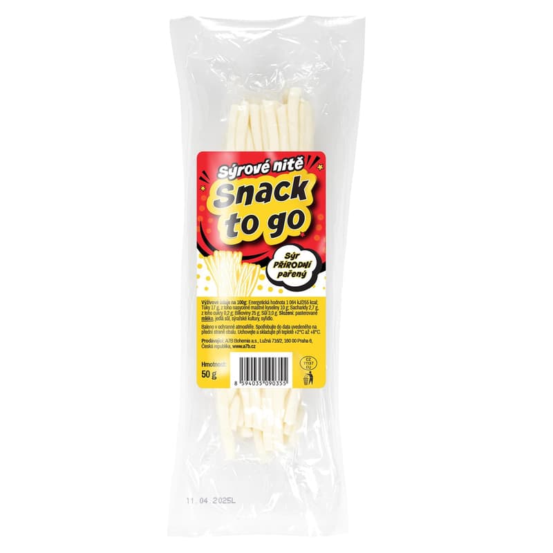 Snack to Go Cheese strings natural