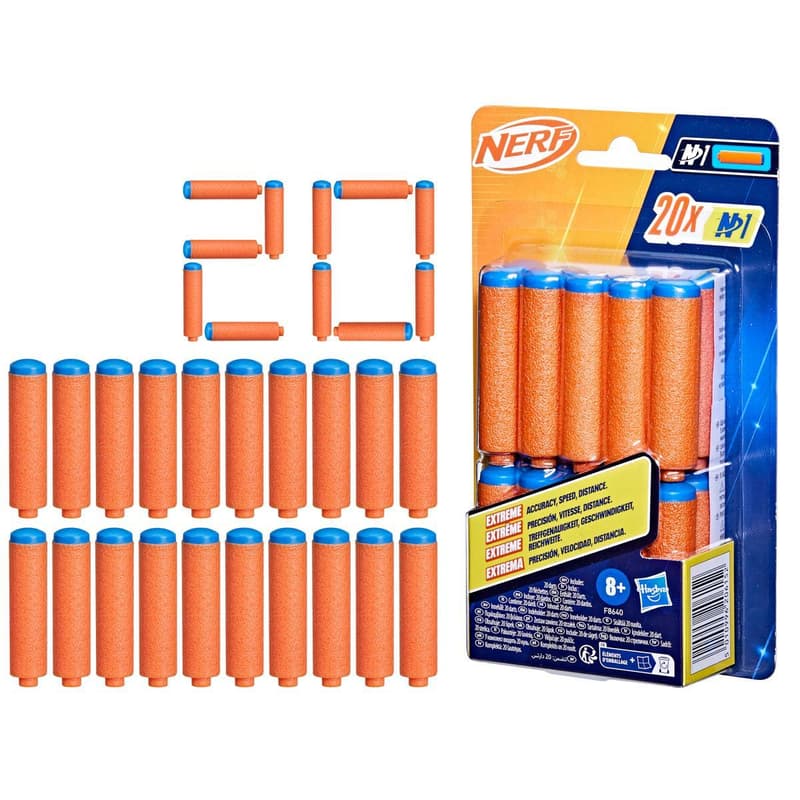 HASBRO - Nerf N1 - 20 Replacement Darts
