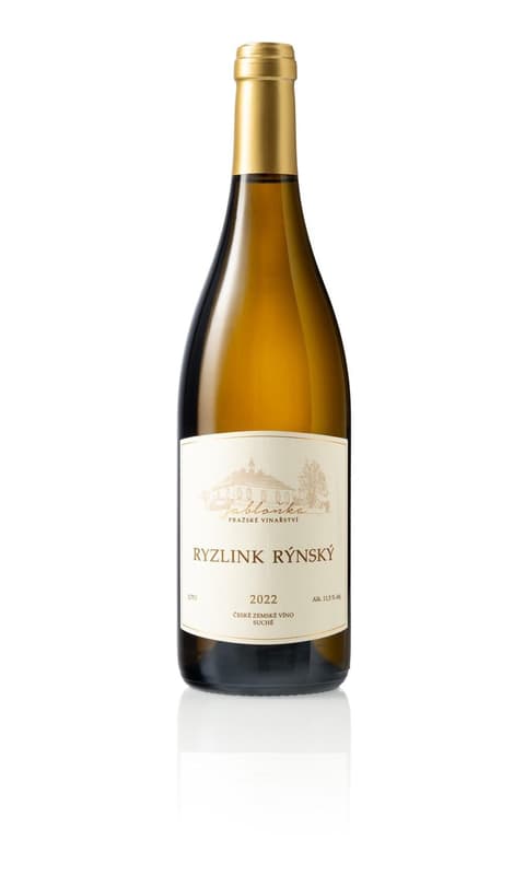 Vinařství Jabloňka Rhine Riesling 2022 Prague-Troja
