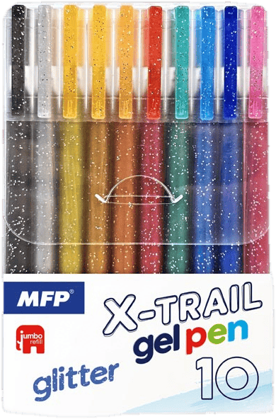 MFP Gel pen set BS 10pcs GLITTER