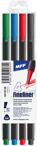 MFP Marker FL 4 pcs colors 0.7mm triangular