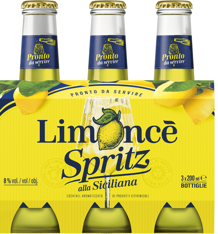 Limoncé Spritz 3×200 ml 8 % obj.