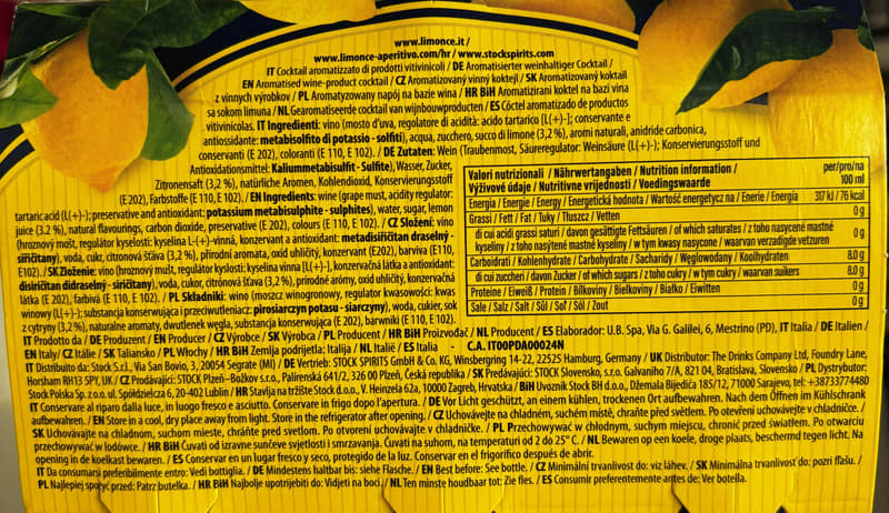 Limoncé Spritz 3×200 ml 8 % obj.