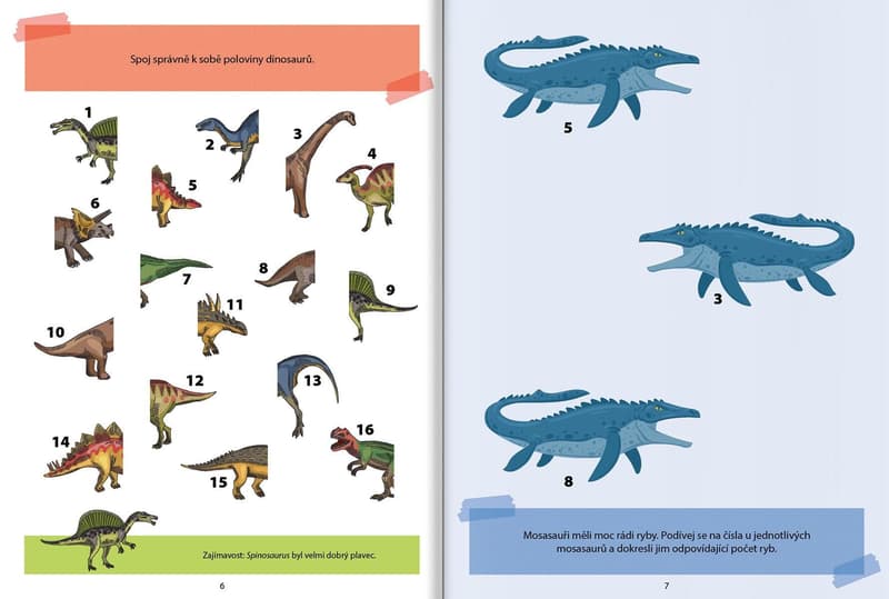 Svojtka Fun games Dinosaurs 7+