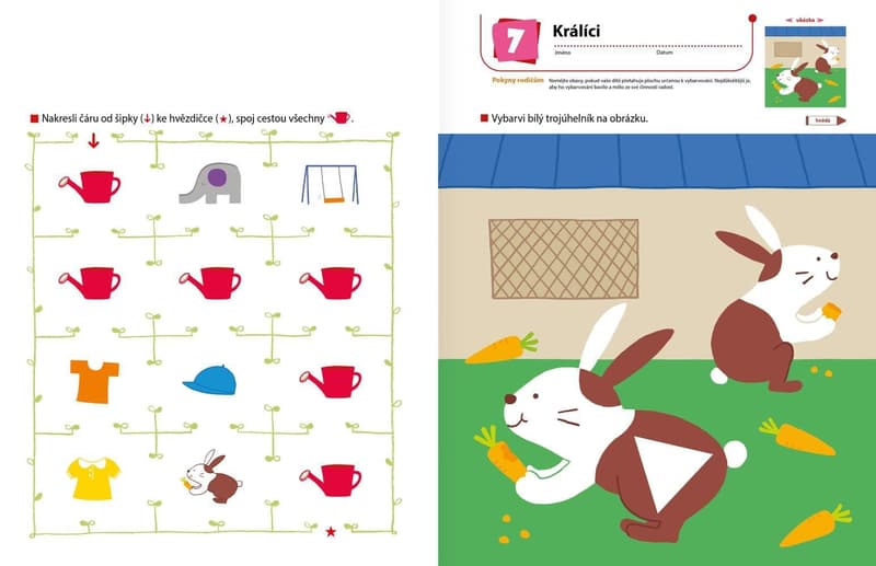 Svojtka Preschool preparing Coloring