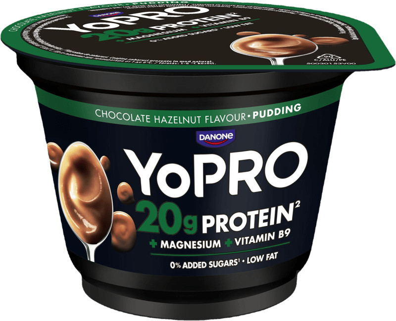 Danone YoPRO Protein puding s čokoládovo-lískooříškovou příchutí
