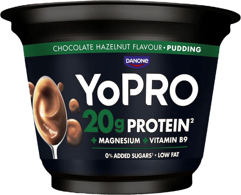 Danone YoPRO Protein puding s čokoládovo-lískooříškovou příchutí