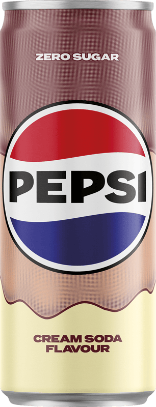 Pepsi Cream Soda Zero sugar plech