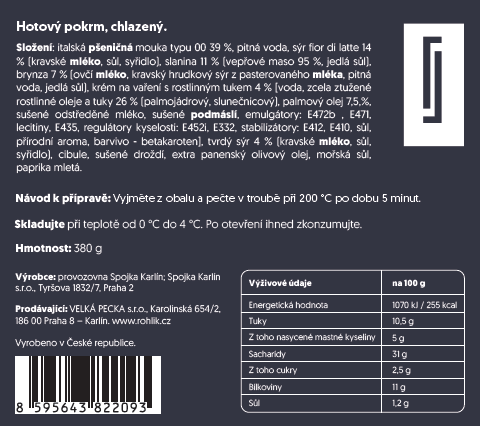 Pizza Slovenská ze Spojky Karlín