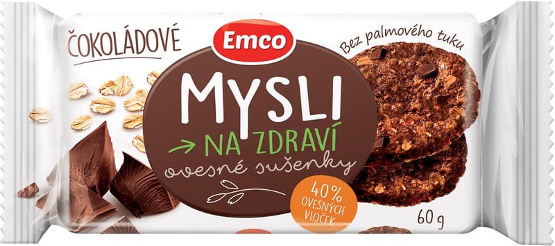 Emco Think Health Oatmeal Chocolate Cookies
