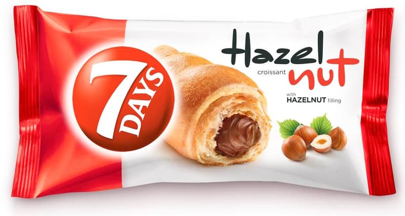 7Days Croissant hazelnut