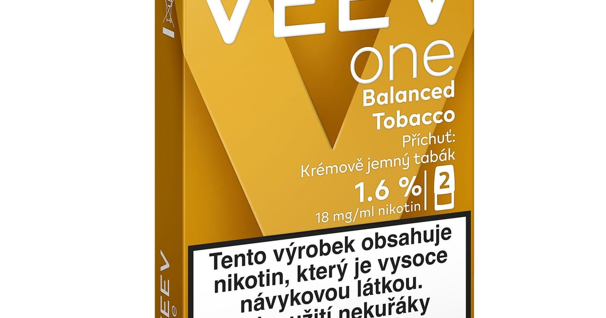 Veev One Balanced Tobacco – 2 e-cigarette pods