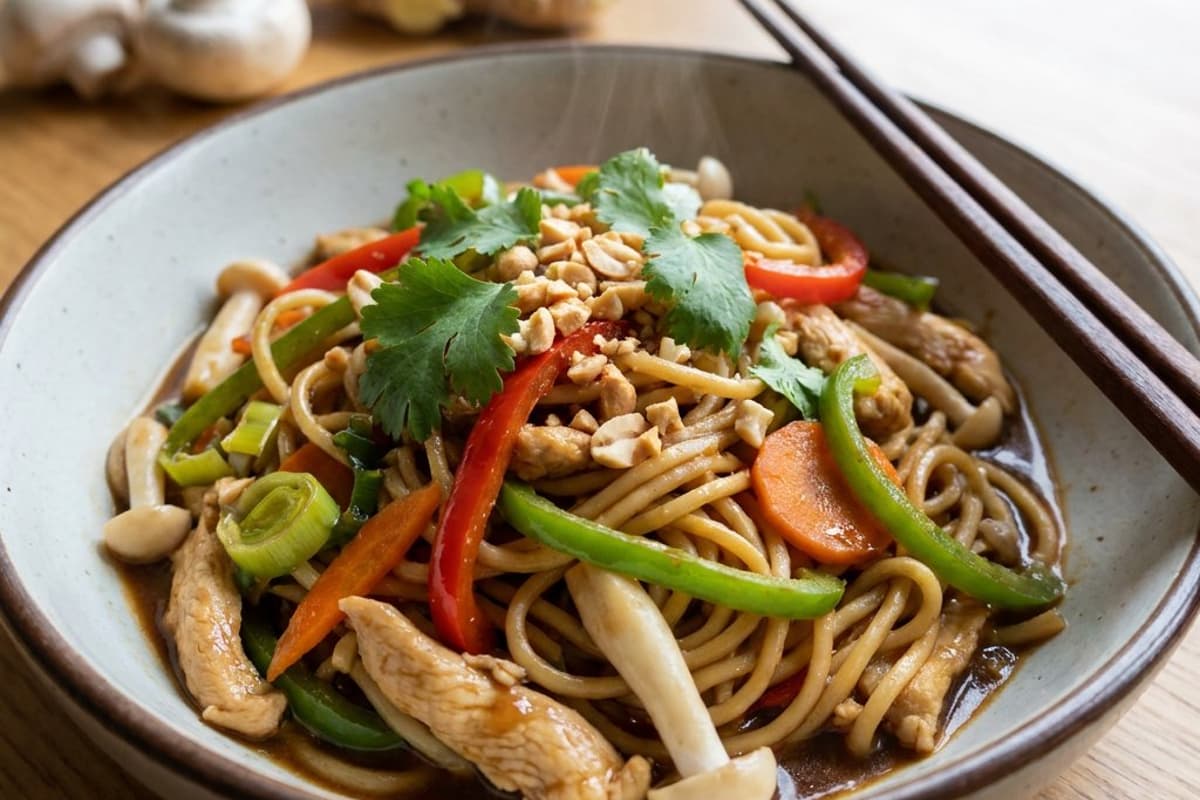 Fried Noodles with Chicken