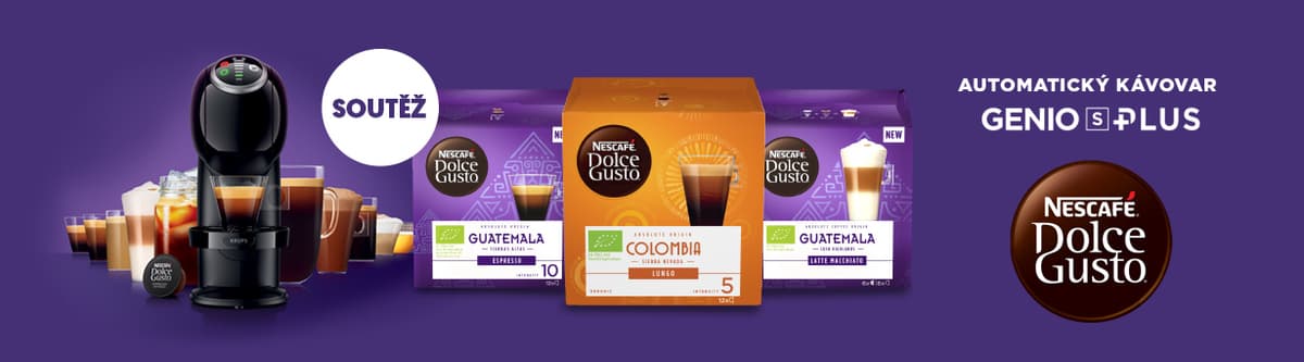 Kupte 3 balení kapslí NESCAFÉ Dolce Gusto a vyhrajte kávovar