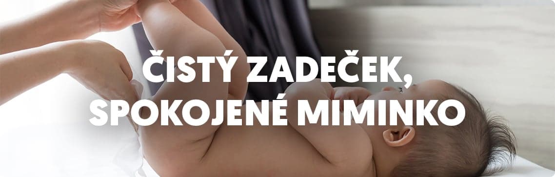 Péče o zadeček miminka