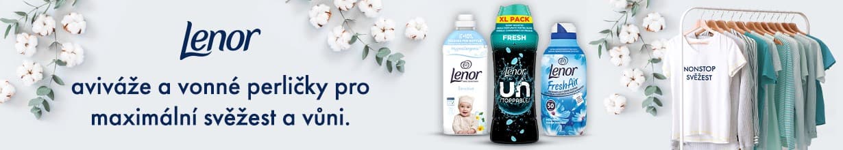 Lenor, long-lasting fragrance and freshness