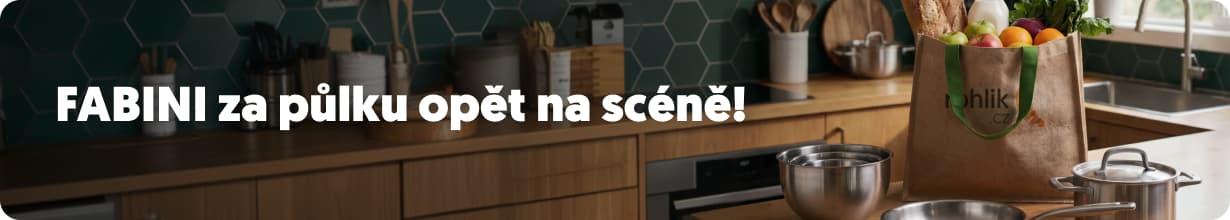 🍳 Získejte nádobí FABINI za půlku!