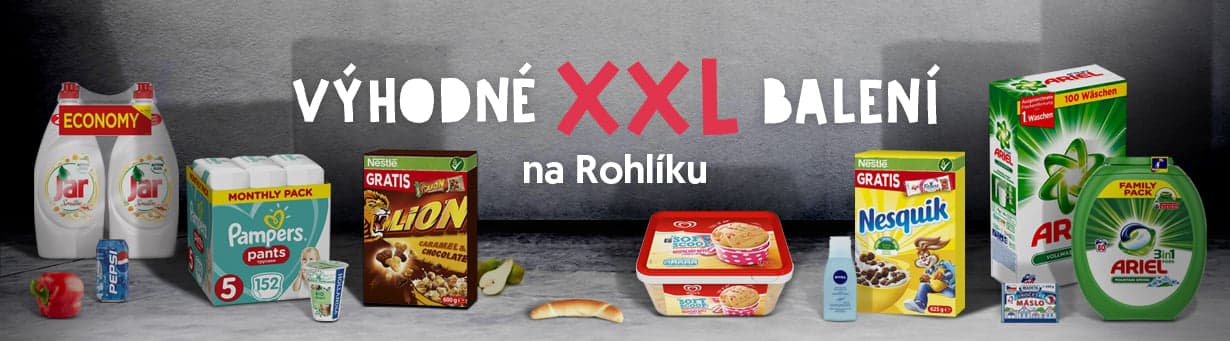 XXL nákupy na Rohlik.cz