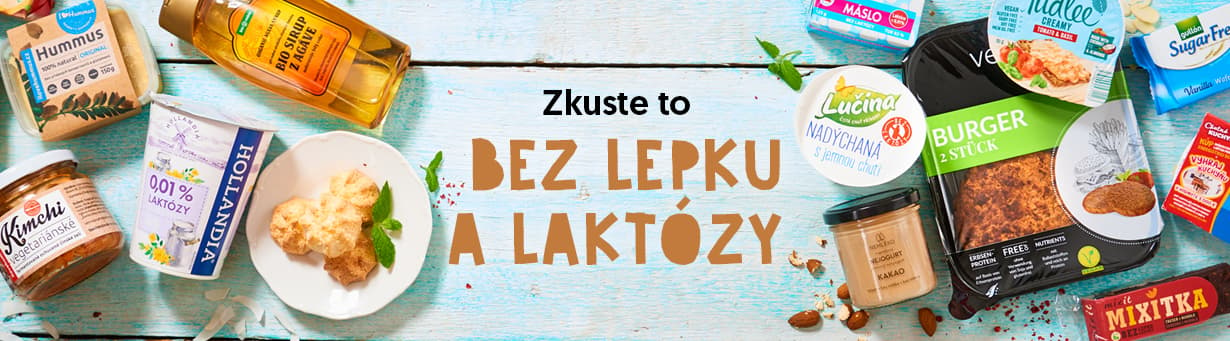 Potraviny bez lepku a laktózy