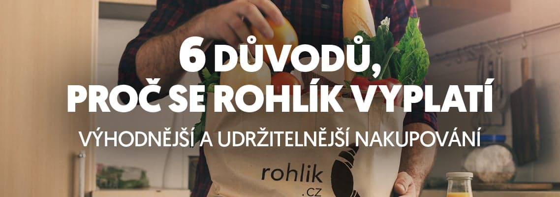 Rohlík je výhodný