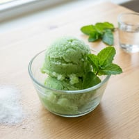 Mátový sorbet