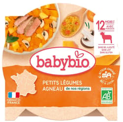 Babybio BIO Steamed vegetables with lamb