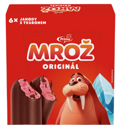Mrož jahodový s tvarohem multipack (6×45 ml)