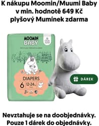 Muumi Baby ECO Disposable diapers junior 6 (12–24 kg)