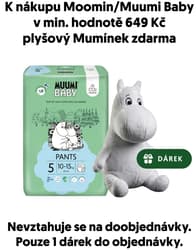 Muumi Baby ECO Diaper pants walkers maxi+ 5 (10–15 kg)