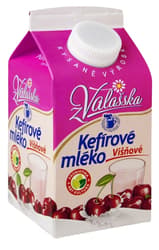 Dairy ValMez Kefir milk cherry low fat 0.8%