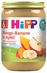 HiPP BIO Ovocný příkrm jablko, mango a banán