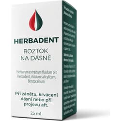 HERBADENT Roztok na dásně 1X25ML