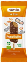 Rawito Peanut butter ice cream in chocolate with peanuts