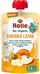 Holle BIO Fruit puree BANANA LAMA banana-apple-mango-apricot