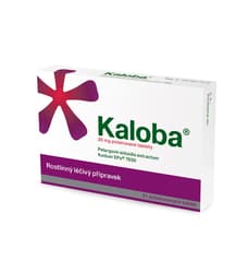 KALOBA 20 MG POTAHOVANÉ TABLETY Potahovaná tableta 21