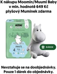 Muumi Baby ECO Diaper pants walkers maxi 4 (7–11 kg)