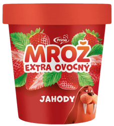 Mrož sorbet jahoda