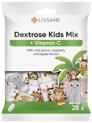 LIVSANE Candy Grape sugar vit.C for children 28pcs