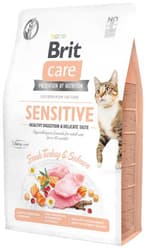 Brit Care Cat Sensitive Fresh Turkey & Salmon pro kočky