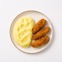 Libeřské lahůdky Kuřecí stripsy s bramborovou kaší