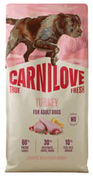 Carnilove True Fresh Granulated food for adult dogs - turkey