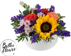Belles Fleurs Květinový box "Slunečnice"