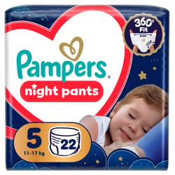 Pampers Night Pants Size 5 (12–17 kg)