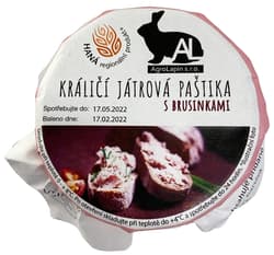 Farma Výšovice Rabbit liver pate with cranberries