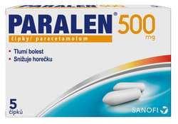 PARALEN 500MG čípek 5