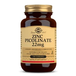Solgar Zinc Picolinate 22mg tbl.100