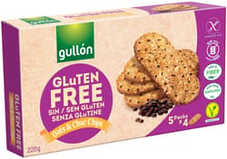 Gullón Oats and Choc Chip Cookies with chocolate chips, gluten free