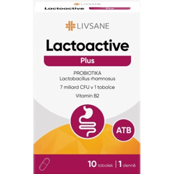 LIVSANE Lactoactive Plus PROBIOTICS vit. B2 tob.10