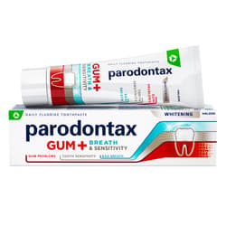 Parodontax Gum+Breath and Sensitivity Whitening tooth paste